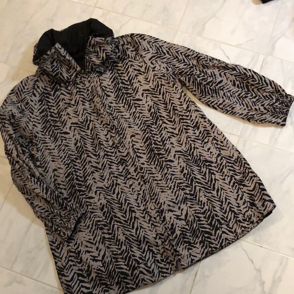 just as you are “asuare” reversible rain jacket